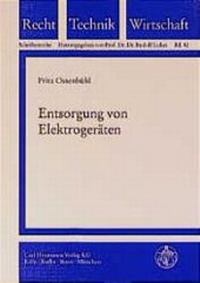 Abbildung von: Entsorgung von Elektrogeräten - Carl Heymanns Verlag