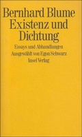 Cover: Existenz und Dichtung - Insel