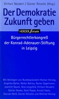 Cover: Der Demokratie Zukunft geben - Verlag Herder