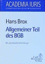 Bild: Allgemeiner Teil des BGB - Carl Heymanns Verlag