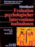 Cover: Evaluation psychologischer Interventionsmassnahmen - Hogrefe