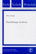 Cover: Durchleitung von Strom - Carl Heymanns Verlag