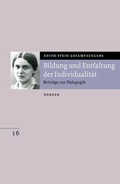 Cover: Edith Stein Gesamtausgabe / C: Schriften zur Anthropologie und P&auml;dagogik - Verlag Herder