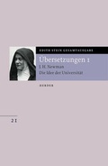 Cover: Edith Stein Gesamtausgabe / E: &Uuml;bersetzungen - Verlag Herder