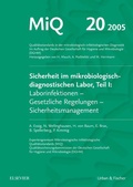 Cover: MIQ 20: Sicherheit im mikrobiologisch-diagnostischen Labor, Teil I - Urban & Fischer