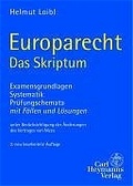 Cover: Europarecht - Das Skriptum - Carl Heymanns Verlag