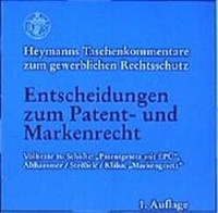 Abbildung von: Entscheidungen zum Patent- und Markenrecht - Carl Heymanns Verlag
