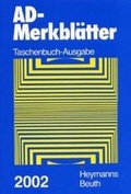 Bild: AD-Merkblätter - Carl Heymanns Verlag