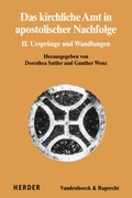 Cover: Das kirchliche Amt in apostolischer Nachfolge - Verlag Herder