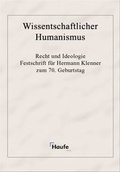 Cover: Recht und Ideologie - Haufe-Lexware