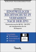 Cover: Einstweiliger Rechtsschutz in Verfahren nach der ZPO - Haufe-Lexware