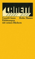 Cover: Canetti lesen - Hanser