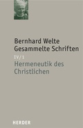 Cover: Hermeneutik des Christlichen - Verlag Herder