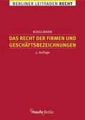 Cover: Das Recht der Firmen- und Gesch&auml;ftsbezeichnungen - Haufe-Lexware