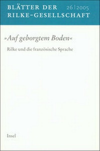 Enlarge image Cover: Blätter der Rilke-Gesellschaft - Insel