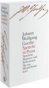 Enlarge image Cover: Sprüche in Prosa - Insel