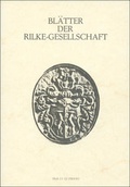 Cover: Bl&auml;tter der Rilke-Gesellschaft - Insel
