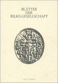 Enlarge image Cover: Blätter der Rilke-Gesellschaft - Insel