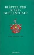 Cover: Bl&auml;tter der Rilke-Gesellschaft - Insel