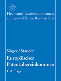 Enlarge image Cover: Europäisches Patentübereinkommen - Elektronische Ausgabe - Carl Heymanns Verlag