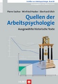 Cover: Quellen der Arbeitspsychologie - Hogrefe