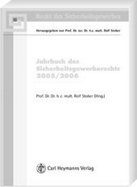 Abbildung von: Jahrbuch des Sicherheitsgewerberechts - Carl Heymanns Verlag