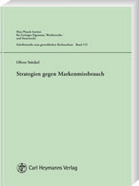 Abbildung von: Strategien gegen Markenmissbrauch - Carl Heymanns Verlag
