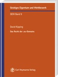 Cover: Das Recht der .eu-Domains - Carl Heymanns Verlag