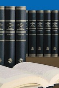 Abbildung von: Entscheidungen des Bundesgerichtshofs in Zivilsachen - BGHZ - Carl Heymanns Verlag