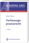 Cover: Verfassungsprozessrecht - Carl Heymanns Verlag