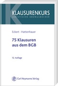Cover: 75 Klausuren aus dem BGB - Carl Heymanns Verlag