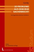 Cover: 20 Probleme aus dem BGB. Das Eigent&uuml;mer-Besitzer-Verh&auml;ltnis - Luchterhand
