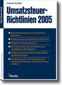 Abbildung von: Umsatzsteuer-Richtlinien 2005 - Haufe-Lexware