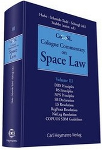 Enlarge image Cover: Cologne Commentary on Space Law - Carl Heymanns Verlag