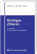 Cover: Richtiges Zitieren - Carl Heymanns Verlag