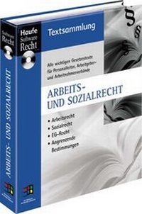 Abbildung von: Arbeits- und Sozialrecht.Textsammlung. - Haufe-Lexware