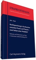 Cover: Rechtsprechung in Strafsachen zwischen Praxis und Theorie - zwei Seiten einer Medaille? - Carl Heymanns Verlag