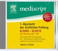 Cover: Mediscript 1. Abschnitt der &Auml;rztlichen Pr&uuml;fung 8/05-8/10 DVD, inkl. Physikum 3/96-3/05 - Urban & Fischer