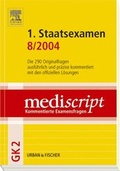 Cover: MEDISCRIPT GK2 1. Staatsexamen 8/04 - Urban & Fischer
