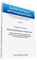 Abbildung von: Wasserrechtsfragen der Energiewende - Carl Heymanns Verlag