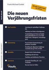 Abbildung von: Die neuen Verjährungsfristen - Haufe-Lexware