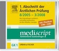 Cover: Mediscript 1. Abschnitt der &Auml;rztlichen Pr&uuml;fung 8/05-3/08 CD-ROM, inkl. Physikum 3/96-3/05 - Urban & Fischer