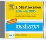 Cover: MEDISCRIPT CD-ROM GK3, 2. STAATSEXAMEN 3/96-8/05 - Urban & Fischer