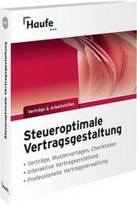 Abbildung von: Steueroptimale Vertragsgestaltung - Haufe-Lexware