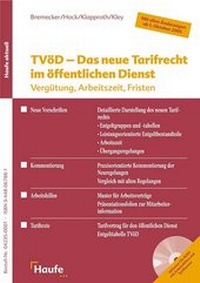 Abbildung von: TVÖD- Das neue Tarifrecht im öffentlichen Dienst - Haufe-Lexware