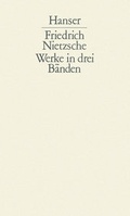 Cover: Werke in drei B&auml;nden mit Index - Hanser
