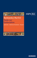 Cover: Texte zur Gotteslehre. Pugio fidei I-III, 1-6 - Verlag Herder