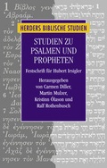 Cover: Studien zu Psalmen und Propheten - Verlag Herder