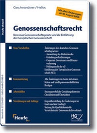 Abbildung von: Genossenschaftsrecht - Haufe-Lexware
