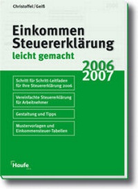 Abbildung von: Einkommmenssteuererklärung 2006/2007 - Haufe-Lexware